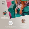 thumbnail image 4 of Lounging Tiger Canvas Fashion Art Felines by Art Remedy, Gallery Wrapped, 15 x 10, 4 of 7