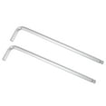 thumbnail image 1 of Unique Bargains 1/4' Ball End Hex Key Wrench, L Shaped Long Arm 40Cr Repairing Tool, SAE 2 Pack, 1 of 5