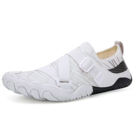

Hicooer Coolcsea Water Shoes Men s Women s Swim Shoes Outdoor Beach Barefoot Quick-Dry Aqua Pool Socks Swimming Yoga Surfing Exercise White