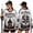 #03Gray, variant on V Neck Long Sleeve Graphic Top For Women Halloween Haunted Night Theme Hockey Jersey Relaxed Fit Casual Long Sleeve Shirt Ideal For Halloween Party And Holiday Gathering White 3XL