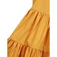 thumbnail image 4 of Kiapeise Toddler Girls Dress Sleeveless A-Line Cake Layered Casual Dress, 4 of 6