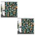 thumbnail image 2 of Ounissouiy Cortina de ducha para baño - Revestimiento impermeable No se adhiere a la piel Buena sensación de manos Ducha de frutas -7 180 * 180 menos siete 180*180 2Conjunto, 2 of 6