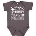 thumbnail image 3 of Inktastic Dear Santa, My Brother Did It Funny Christmas Boys or Girls Baby Bodysuit, 3 of 5