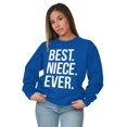 thumbnail image 5 of Best Niece Ever Cute Family Relative Women Crewneck Sweatshirt Brisco Brands S, 5 of 6