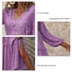 thumbnail image 4 of Vestido Largo Floral, Volantes De Vestido Largo Para Mujer Para Fiesta ANGGREK Púrpura XL, 4 of 6