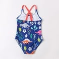 thumbnail image 6 of Summer Swimsuit Girl's Fashion Sweet and Cute Children's Swimsuit Dinosaur Swimsuit Children's Swimsuit Bathing Suit Girl Size 3T, 6 of 8