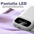 thumbnail image 4 of Mini Power Bank Genérico PB20000 Portátil Negro 20000mAh 4 Cables USB Tipo Clet LED, 4 of 4