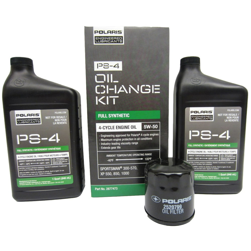 Polaris New OEM Sportsman ATV Razor RZR Oil Change & Filter Service Kit