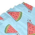 thumbnail image 4 of YFYANG Waterproof Bathroom Shower Curtain, Cartoon Red Watermelon Shower Curtain Set with Hooks, Home Bathroom Tub Decor - 72 "x72", Plastic Hooks, 4 of 6