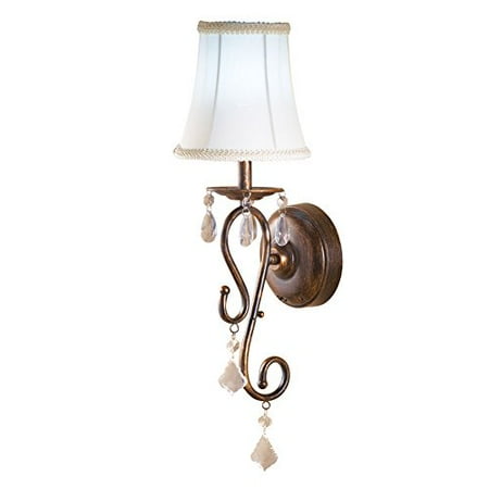 Faux Crystal Wall Lamp with Remote - Walmart.com