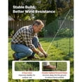 thumbnail image 5 of KFFKFF Temporary Fence with Posts, 3 x 98.4 FT Plastic Mesh Fencing, Garden Safety Netting with Double-Spike Stakes & Guy Ropes, Ideal for Dogs, Chickens, Plants, and Outdoor Spaces, 5 of 9
