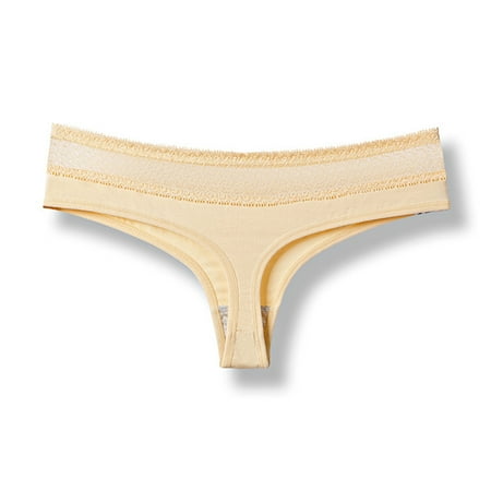 

PEASKJP Womens Cotton Bikini Underwear Breathable Womens Cotton Underwear Stretch V-Waist Ladies Panties Low Rise Cotton Cheeky Hipster Beige X-L