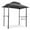 Gray, variant on Tcbosik 8' x 5' Outdoor Grill Gazebo Canopy, BBQ Canopy with Side Shelves, Bottle Opener and Hooks, BBQ Gazebo Shelter for Patio, Garden, Backyard, Khaki