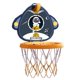 thumbnail image 2 of Aro De Baloncesto Para Niños, Material De PVC, Portería De Baloncesto Pequeña, Tablero Engrosado, Soporte De Pared Plegable Para Juegos Para Niños, 2 of 8