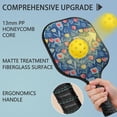 thumbnail image 4 of Pickleball Paddles Set,Pioneer Flower Floral Print Pattern Fiberglass Surface Pickleball Racket Set with 2 Indoor Outdoor Pickleball Balls and Pickleball Bag,Pickle-ball Equipment, 4 of 6