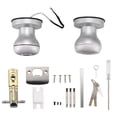 thumbnail image 2 of Fingerprint Door Lock-Smart Door Handle, Keyless Door Handle Silver, 2 of 5