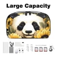 thumbnail image 3 of Panda Waterproof Oxford Fabric Charger Organizer Storage Pouch Outdoor Small Storage Box, 5.9x9.44x3.14 in., 3 of 6
