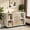 White and Brown, variant on Fnova 39.4" Mobile File Cabinet with 2 Drawers & Open Storage Cubes, Rolling Filing Cabinet with Lockable Wheels, Lateral File Organizer, Home Office Storage Furniture