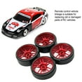 thumbnail image 4 of mmirethe 4pieces 27mm Drift Tire Metal Wheel Rim Compatible With 1/28 Wltoys K969 Remote Control Car silver, 4 of 6