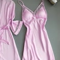 thumbnail image 5 of Underwear Pajama Sets for Women Satin Silk Pajamas Nightdress Robes Sleepwear Underwear, 5 of 5