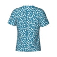 thumbnail image 6 of Vsdgher Beautiful Floral Print Men's Dry Fit Mesh Athletic Shirts Moisture Wicking Tennis T-Shirt Tops, 6 of 9