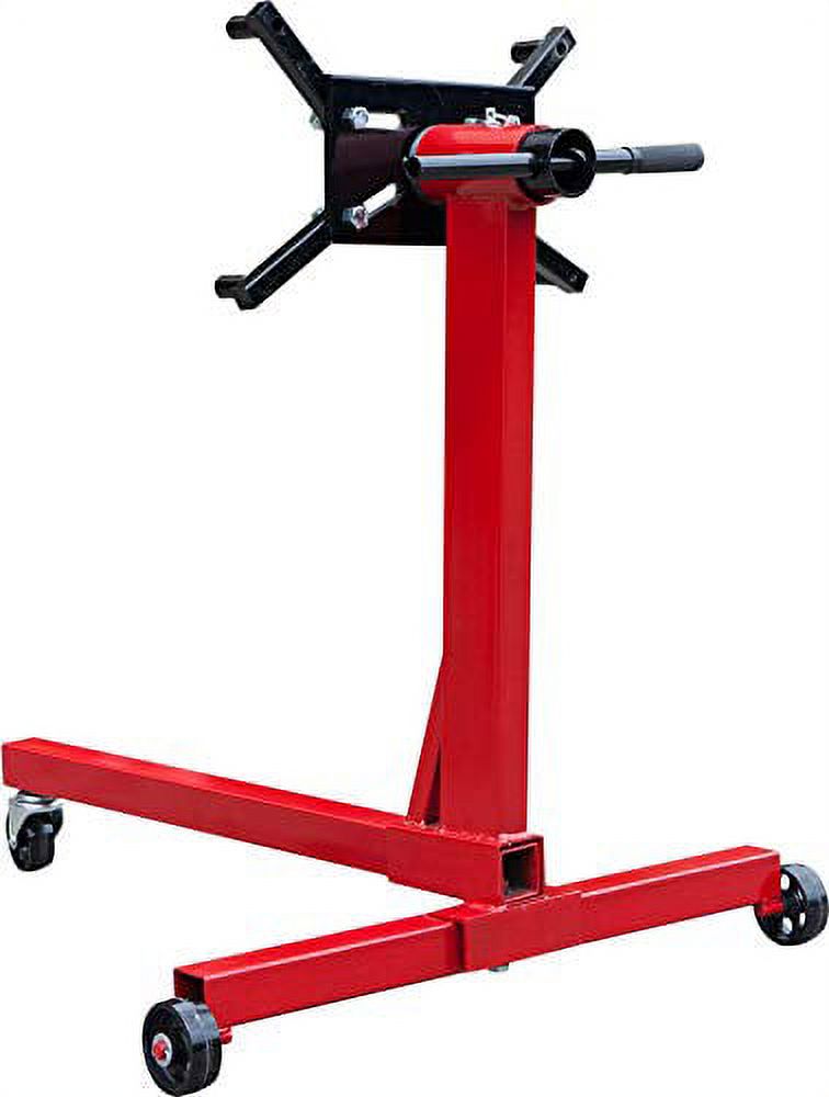 BIG RED 3/8 Ton (750 lb) Steel Rotating Engine Stand with 360 Degree Rotating Head, Red, T23401 - image 4 of 8