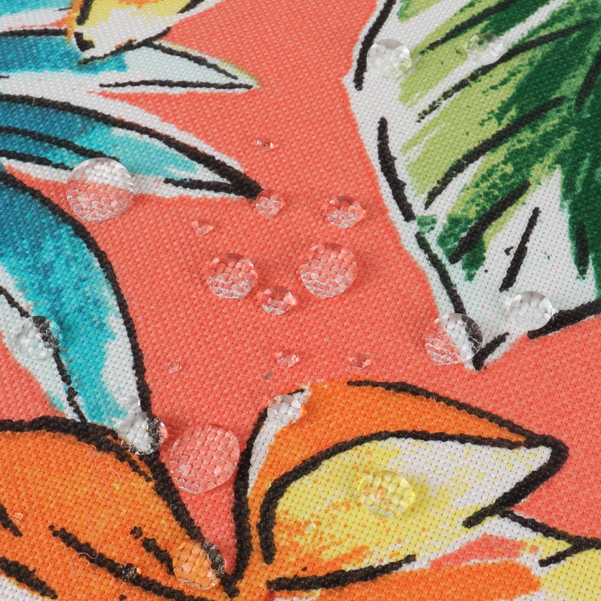 Outdoor Patio Chair Cushions, Water-Repellent U-Shape Thick Foam Seat Cushions with Ties, 17"x16"x2" All-Weather Cushions for Garden, Patio & Dining Chairs (Set of 4)-Bright Coral Pink