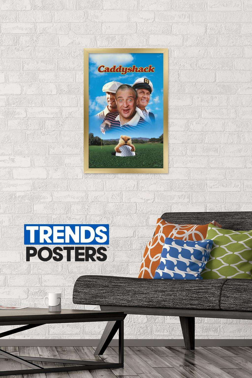 Caddyshack - Key Art Wall Poster, 14.725" x 22.375", Framed