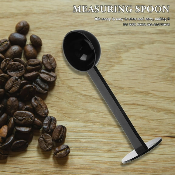CRAFTHROU 1Set 2-In-1 Design Plastic Coffee Scoopers for Ground Coffee for Kitchen Use