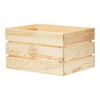Pure Cycles Wooden City Crate Natural Pine Wood 12.5`x9.75`x7.25`