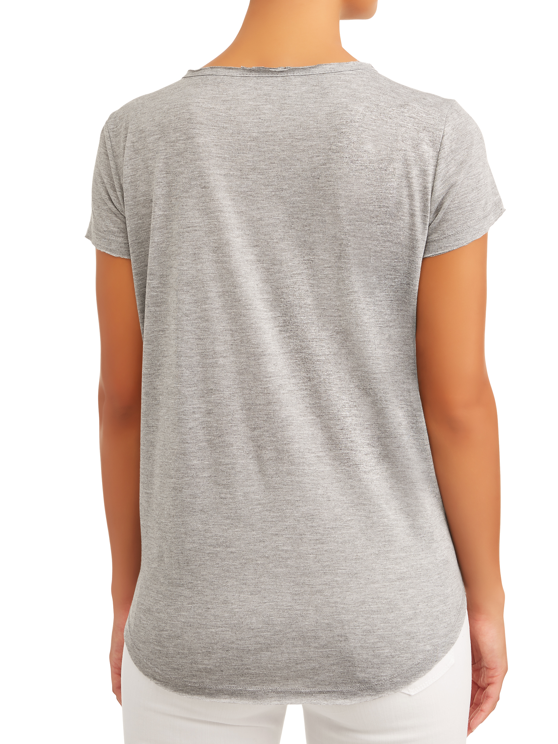 Sofia Jeans Scoop Neck Embroidered Tee Women's - image 5 of 7