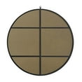 thumbnail image 6 of Elegant Decor Metal frame Round Mirror with decorative hook 42 inch Black finish, 6 of 13