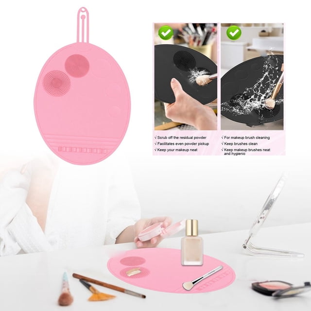 CUITING Beauty Silicone Makeup Makeup Brush Desktop Organization Foldable Cleaning CosmeticTool Portable CosmeticCleaning