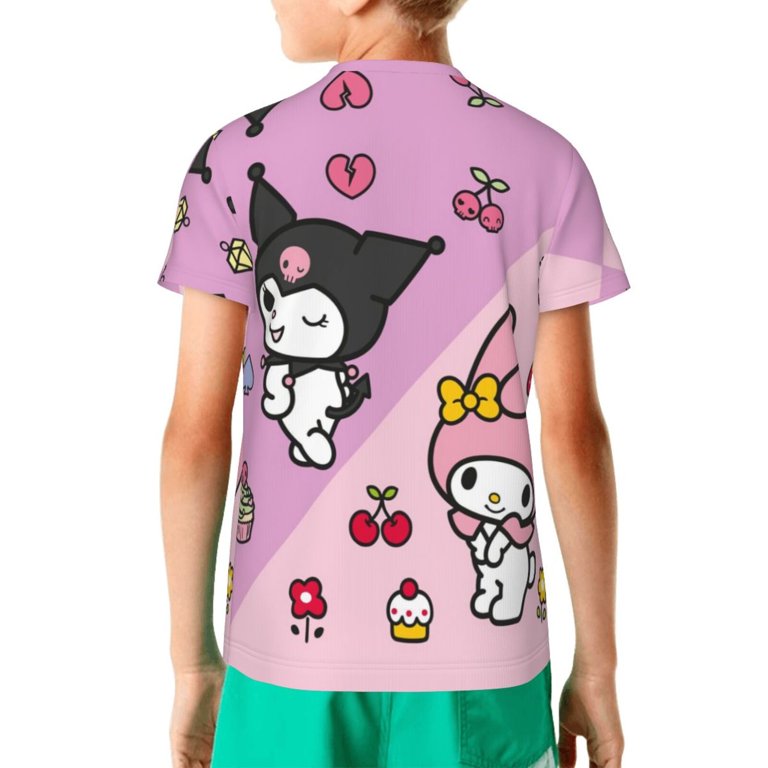 My Melody And Kuromi Kids T-Shirt 3d Printed Graphic T