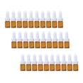 thumbnail image 4 of 30 viales vacíos para botellas, soporte para viales de vidrio, fácil de usar, portátil, 5 ml Marrón, 4 of 9