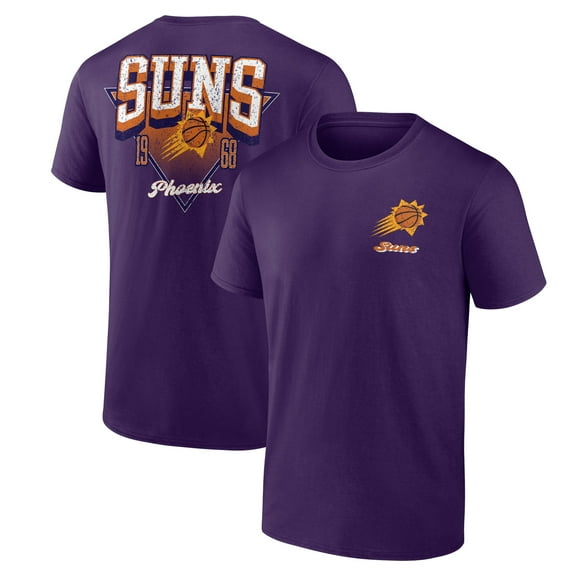 Men's Logo Athletic Purple Phoenix Suns Never Over T-Shirt