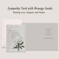 thumbnail image 3 of Christian Condolence Card with Scripture \u2013 'Wait on the Lord...' Bible Verse, Religious Sympathy Card with Envelope\u200b - Single Card, 3 of 8