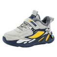 thumbnail image 3 of Zshosam Boys' Sneakers Toddler/Little Kid Boys Shoes Running/Walking Sports Sneakers Size 3,(Grey Big Kids 3), 3 of 8