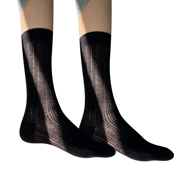 Milue Women Japanese Thin Tube Socks Sweet Knee High Tights Summer Seet Loose Socks