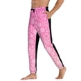 thumbnail image 3 of Kdxio Breast CancerN Ribbons Awareness Pattern Joggers,Sweatpants for Men with Pockets-3X-Large, 3 of 5