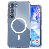 Encased Magnetic Case designed for Samsung Galaxy S23 PLUS - Compatible with MagSafe Charging and Accessories - Crystal Clear (S23 Plus  6.6 inch)