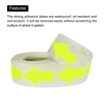 thumbnail image 3 of 500 Count/Roll Arrow Sticker Labels 1.3x2 Inch Fluorescent Yellow Adhesive Arrow Shape Signs Scrapbooking DIY Craft, 3 of 7