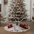 thumbnail image 5 of Salouo West Cowgirl Disco Christmas Tree Skirt 36" Farmhouse Christmas Decorations Snowman Xmas Tree Skirt Tree Mat for Holiday Party Decor, 5 of 8