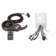 thumbnail image 1 of Motor Brushless Controller with Rainproof LCD Display Control Panel 24V-48V 350W Brushless Motor Controller Kit for Electric Bike Scooter, 1 of 7