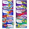 thumbnail image 4 of Juego de 24 tarjetas de San Valentín con bloques de construcción de animales marinos, 4 of 7