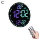 thumbnail image 1 of Digital Wall Clocks, Digital Clock Adjustable Brightness Large LED Display Alarm, 1 of 1