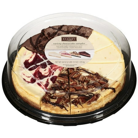 The Bakery at Walmart Variety Sampler Cheesecake, 44 oz