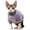 Purple, variant on HQREA Sphynx Hairless Cat Sweater Solid Soft Sweater Outfit Pullover Autumn WinterThickened Sphynx Clothes Cat Apparel