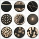 thumbnail image 2 of Botones de metal dorado y negro para ropa, 6 unidades, 18 MM-27 MM, para costura artesanal, baratos, de alta calidad, KD3017, 2 of 5