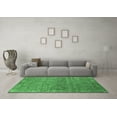 thumbnail image 3 of Ahgly Company Indoor Square Oriental Emerald Green Industrial Area Rugs, 5' Square, 3 of 4